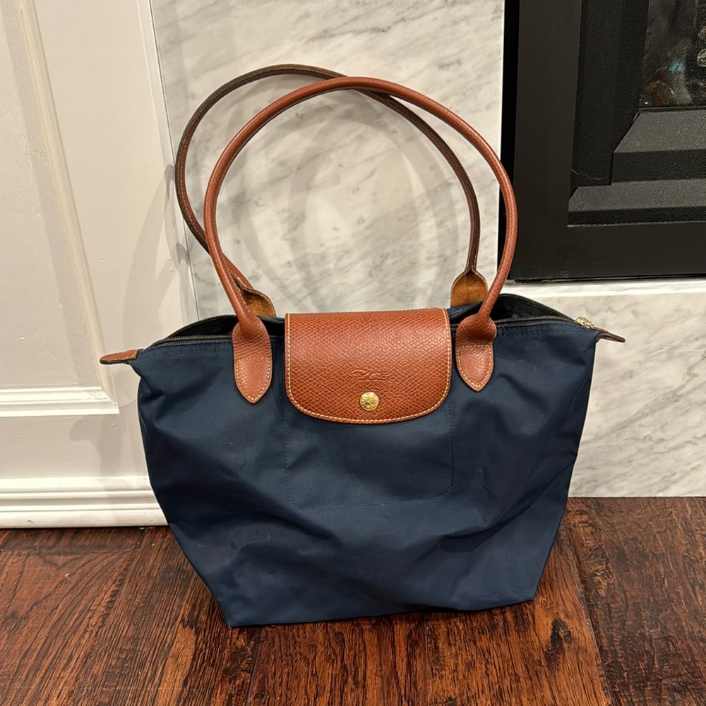 Longchamp Le Pliage Tote Bag- Navy